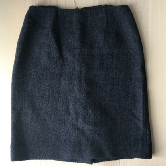 Orla Kiely Wool Textured Pencil Skirt UK 16